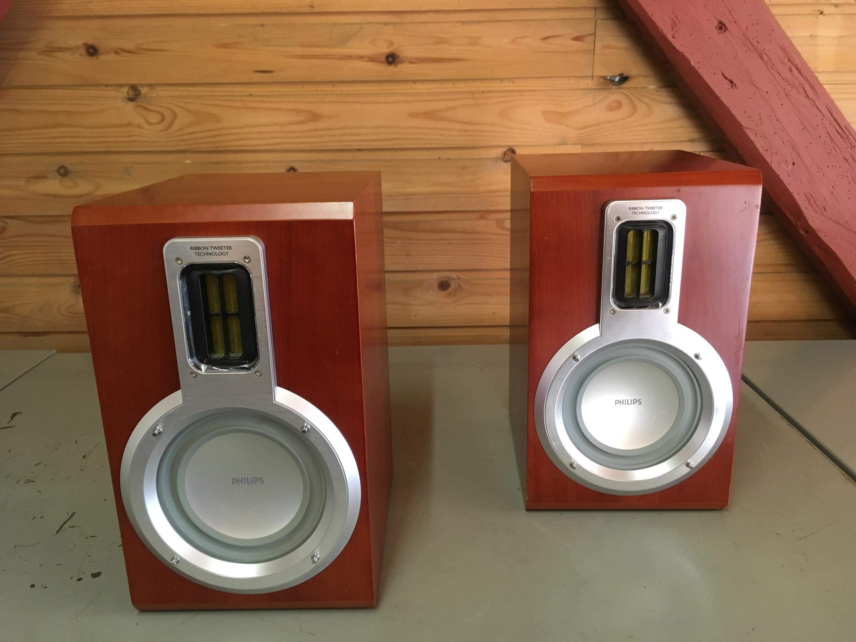 philips ribbon speakers
