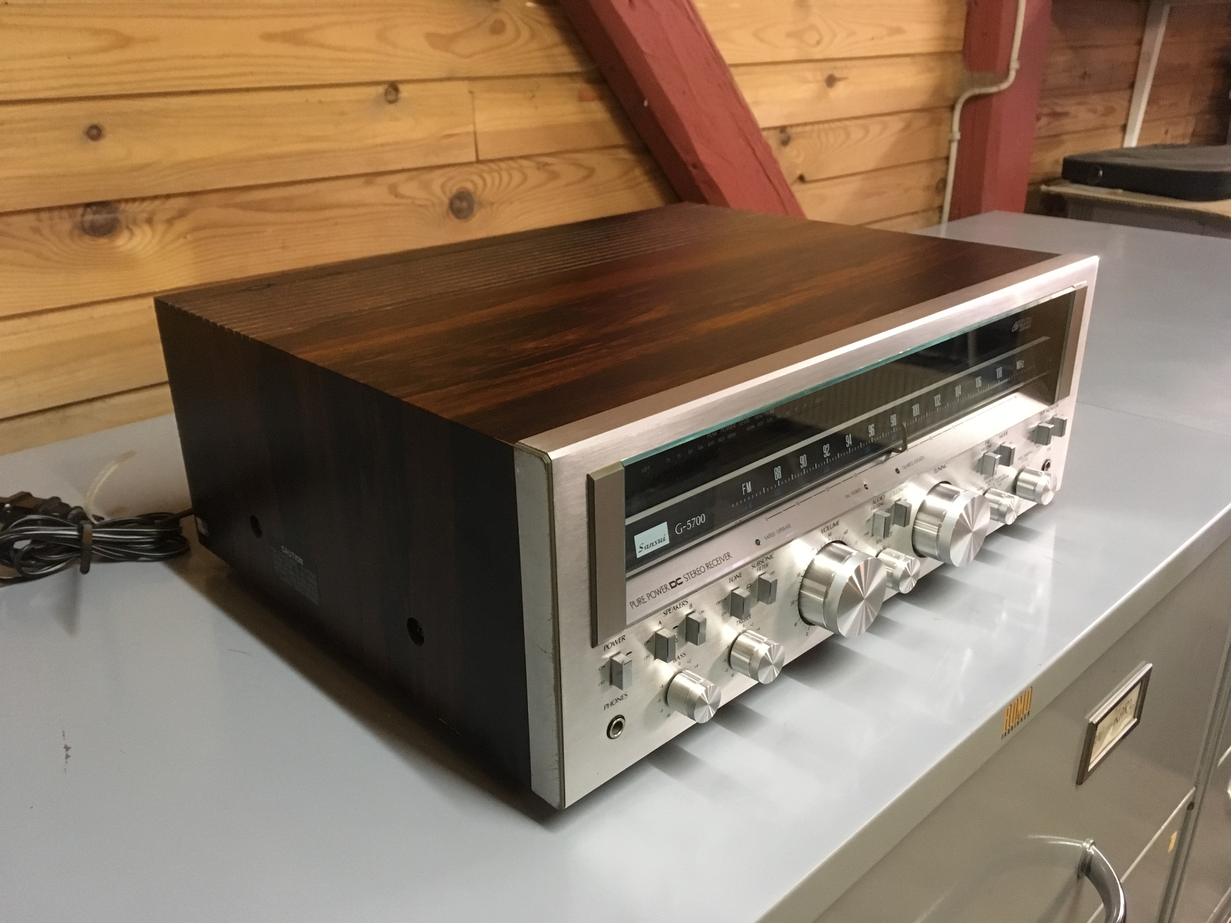 Sansui G5700 lækker nyserviceret vintage receiver SOLGT! HiFi