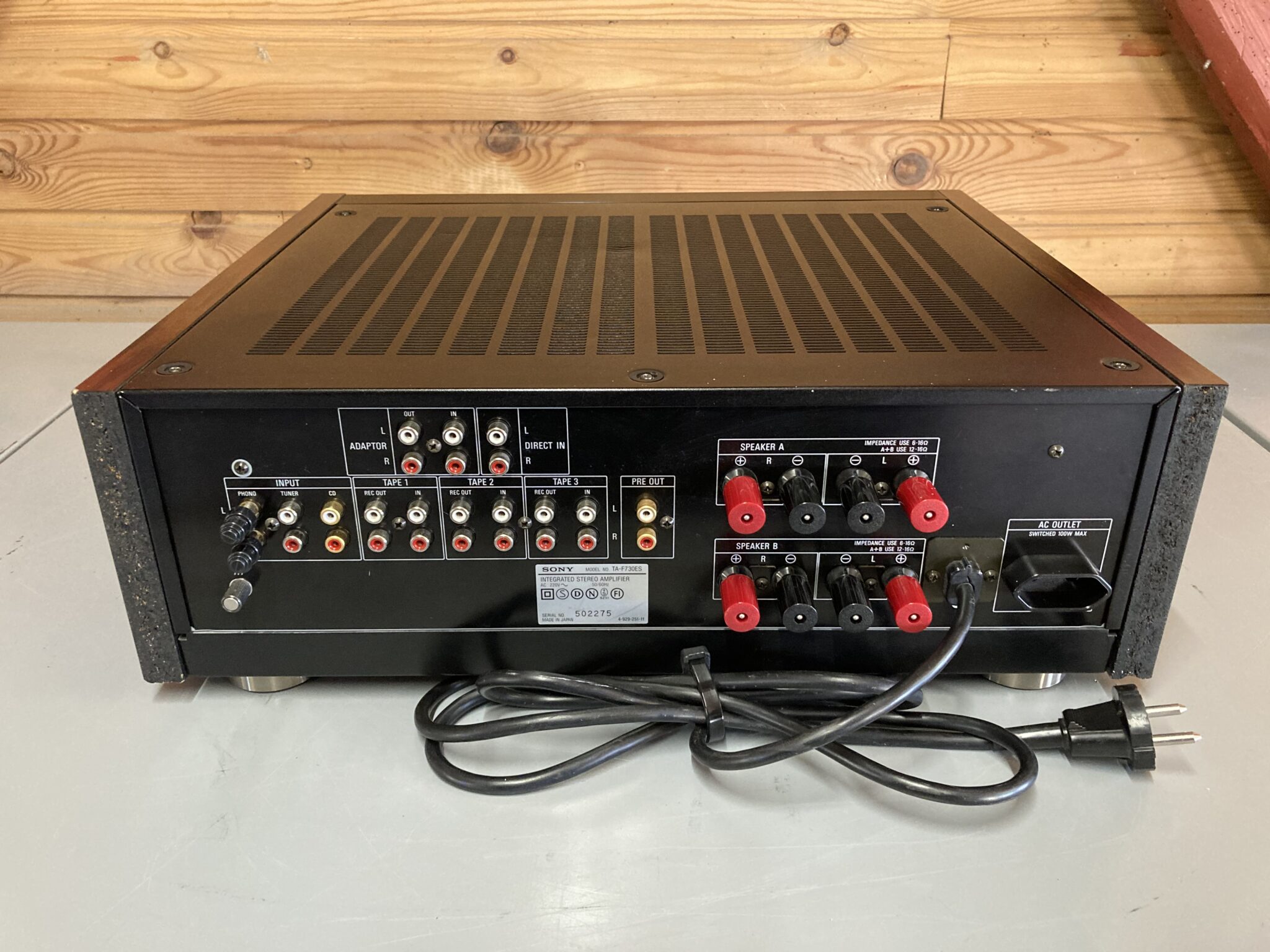 Stereo Amplifier SONY TA-FA7ES Repair KIT - all capacitors