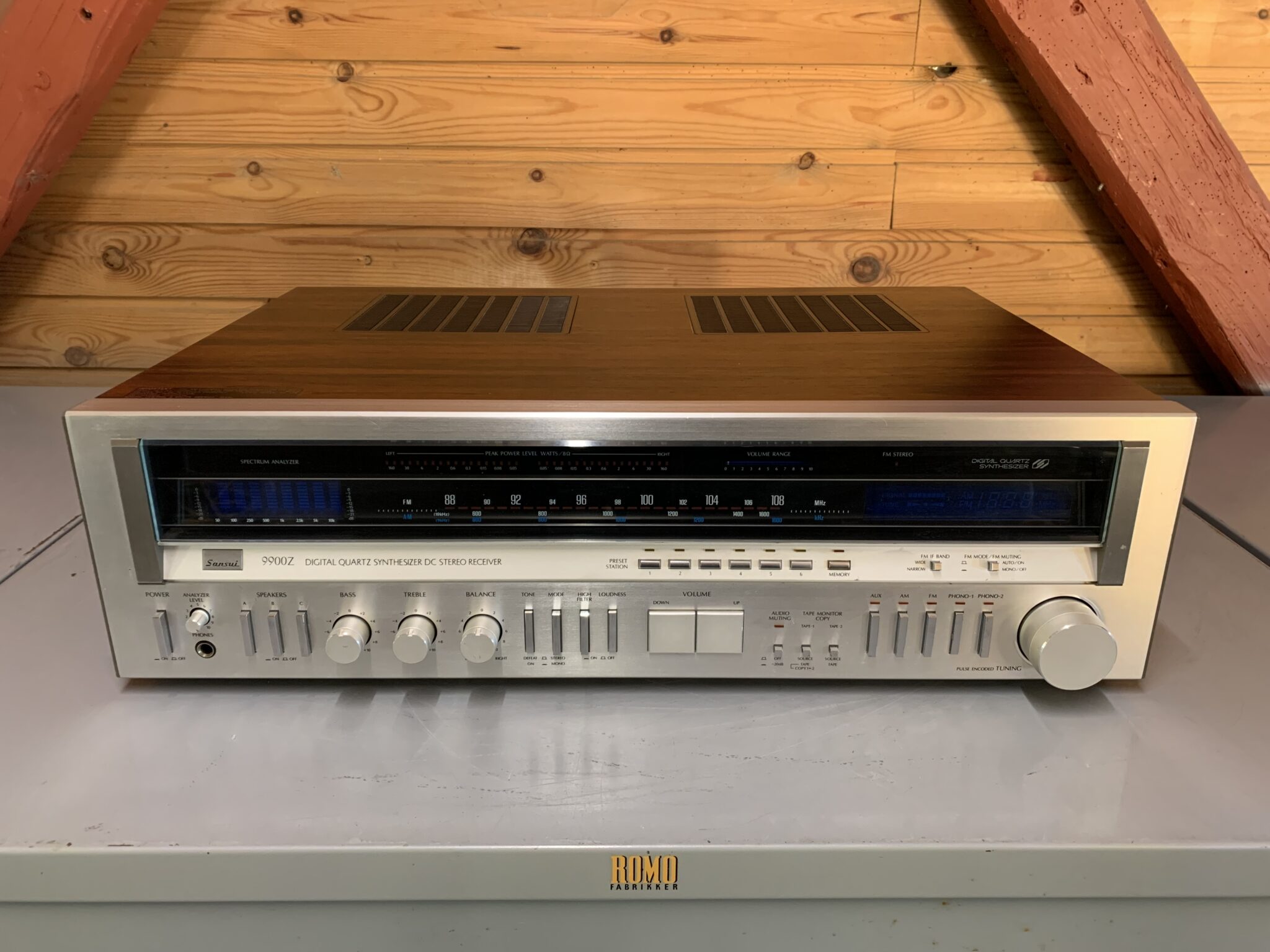 Sansui 9900Z Yderst flot vintage receiver Istandsat! ♫ Vintage