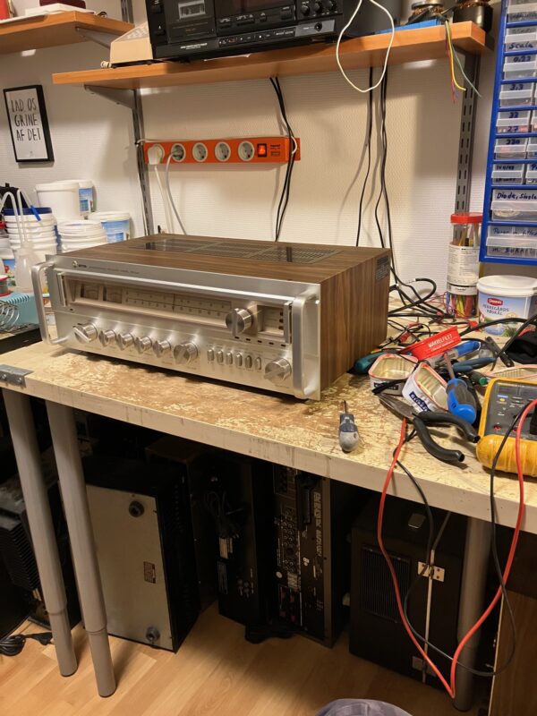 Setton RS-220 vintage receiver - Meget flot stand - NYSERVICERET! - Image 11