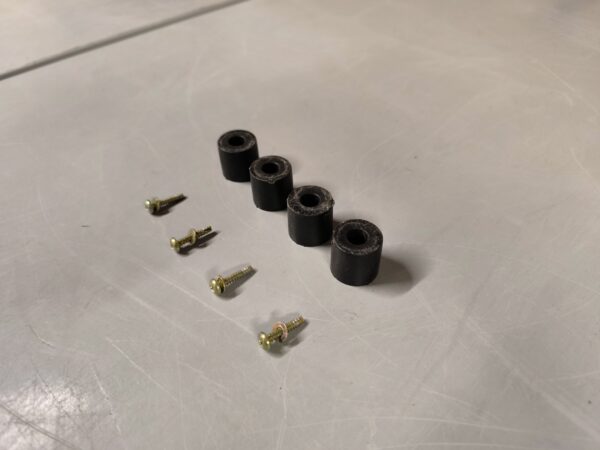 Original Pioneer SX-770 -  Org. Feet - set of 4 with screws - Image 2
