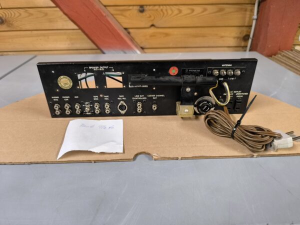 Original Pioneer SX-770 -  Org. Back Plate - Image 2