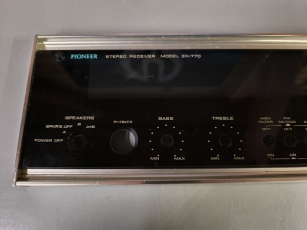 Original Pioneer SX-770 -  Org. Front Plate - Image 5