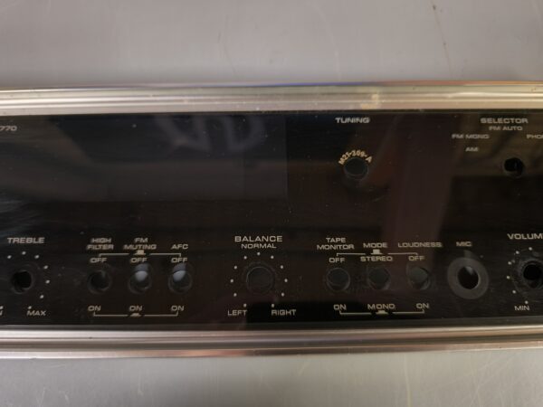 Original Pioneer SX-770 -  Org. Front Plate - Image 6