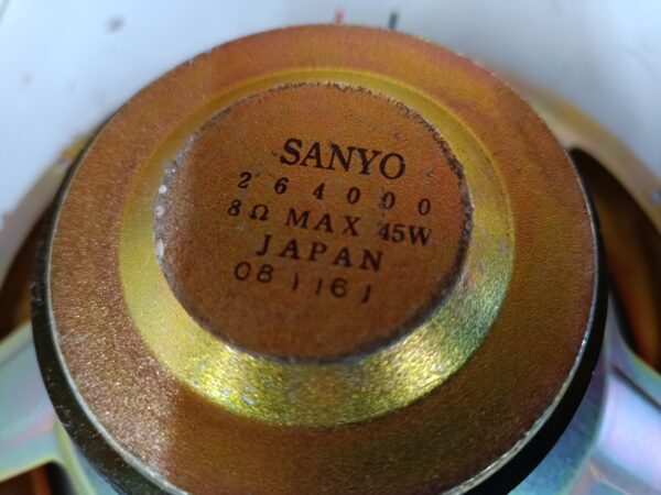 Original Sanyo SX 825 -  10" woofer - Sanyo 264000 - 8 ohms - Image 7
