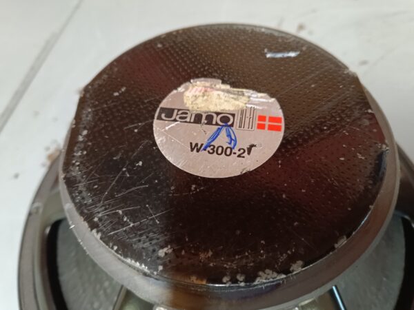 Jamo W-300-2 - 12" original bas-enhed/woofer - Renoveret med nyt ophæng - Image 8