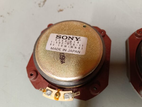 Original Sony SS-G5 -  Tweeters 8 ohms - 10W - EXTREMELY RARE - Image 6