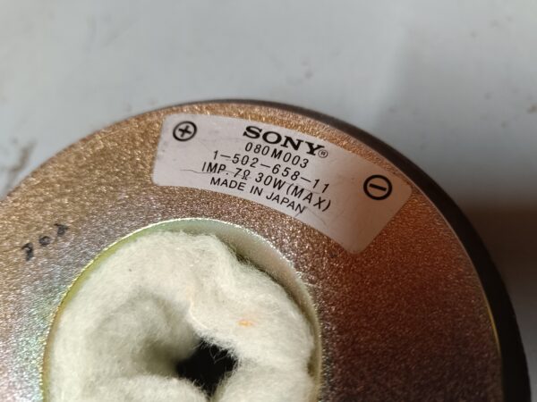 Original Sony SS-G5 -  Midrange 7 ohms - 30W - EXTREMELY RARE - Image 8