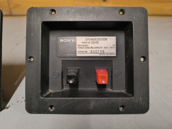 Original Sony SS-G5 -  Speaker Terminals / Connectors - Image 3