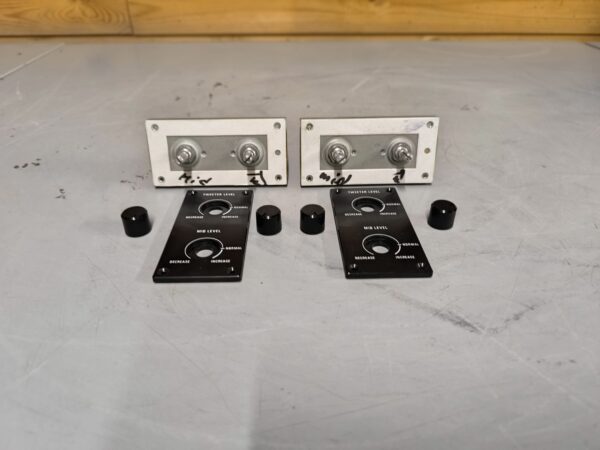 Original Sony SS-G5 -  Potentiometers with cover plates & knobs - Sold as a pair