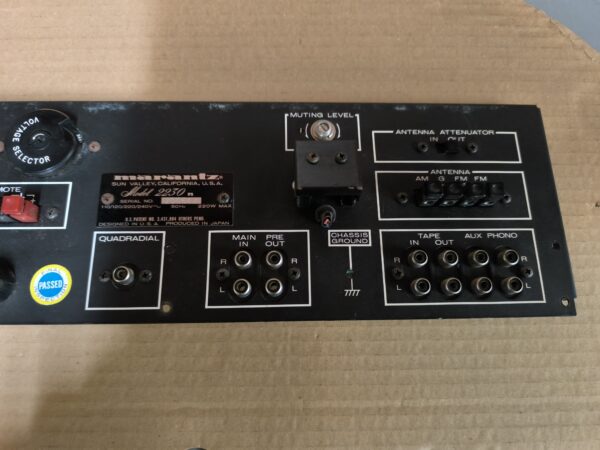 Original Marantz 2230 -  Back Panel with connectors - Tested OK - Image 4
