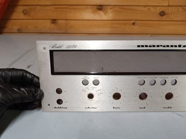 Original Marantz 2230 -  Faceplate / front plate with glass - Image 3