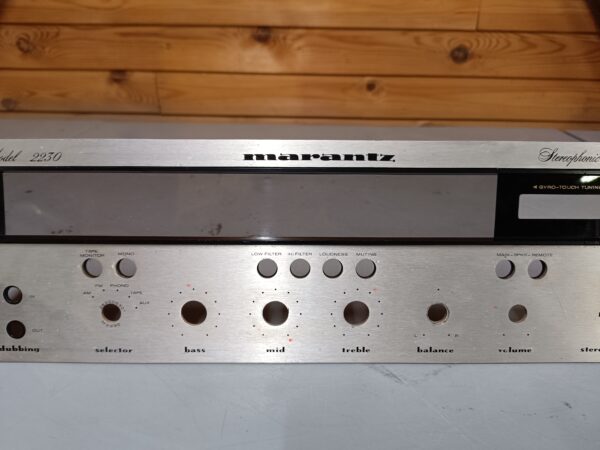 Original Marantz 2230 -  Faceplate / front plate with glass - Image 4