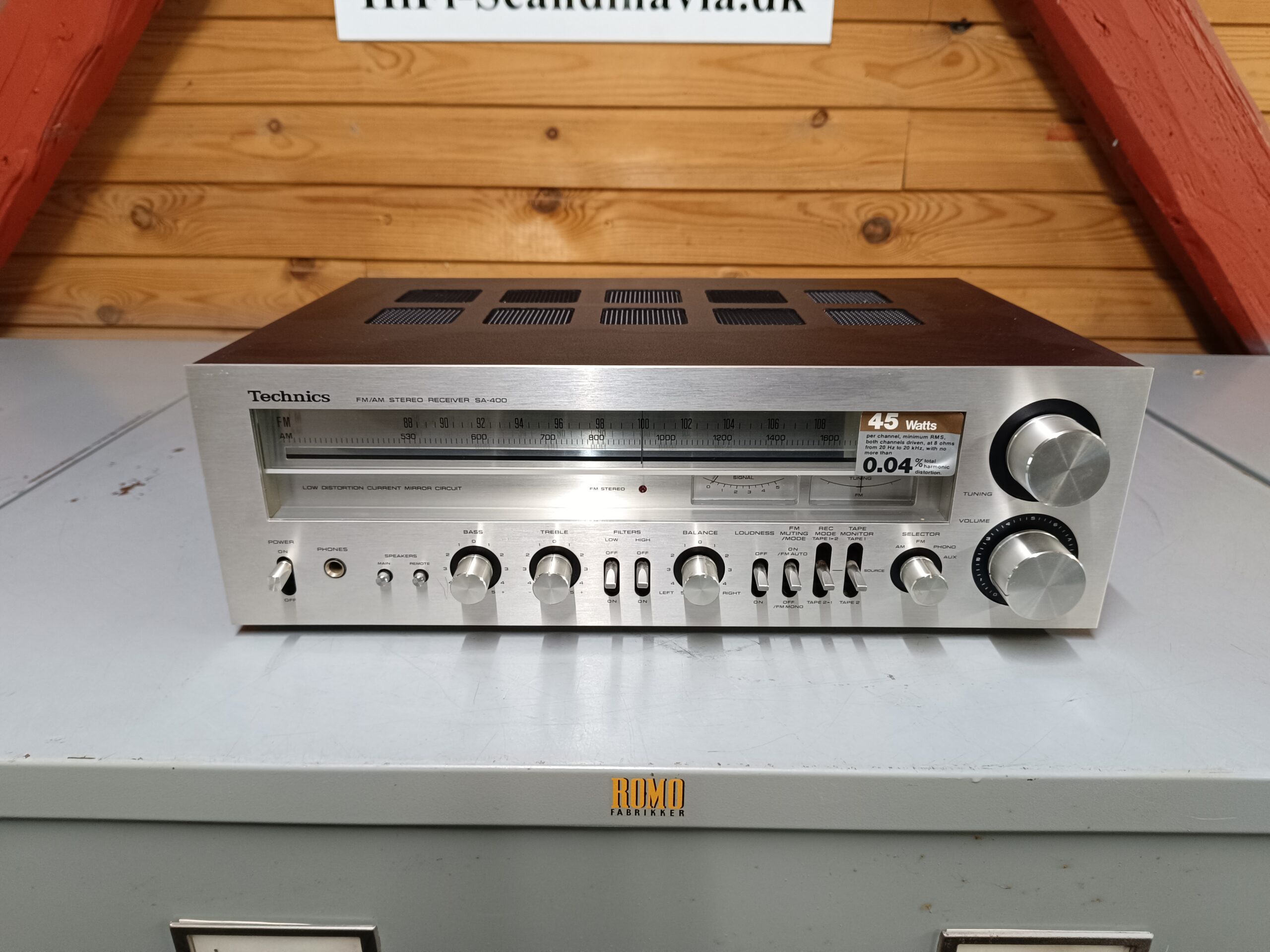 Technics SA-400 - "MINT" vintage receiver - NYSERVICERET! - Billede 2