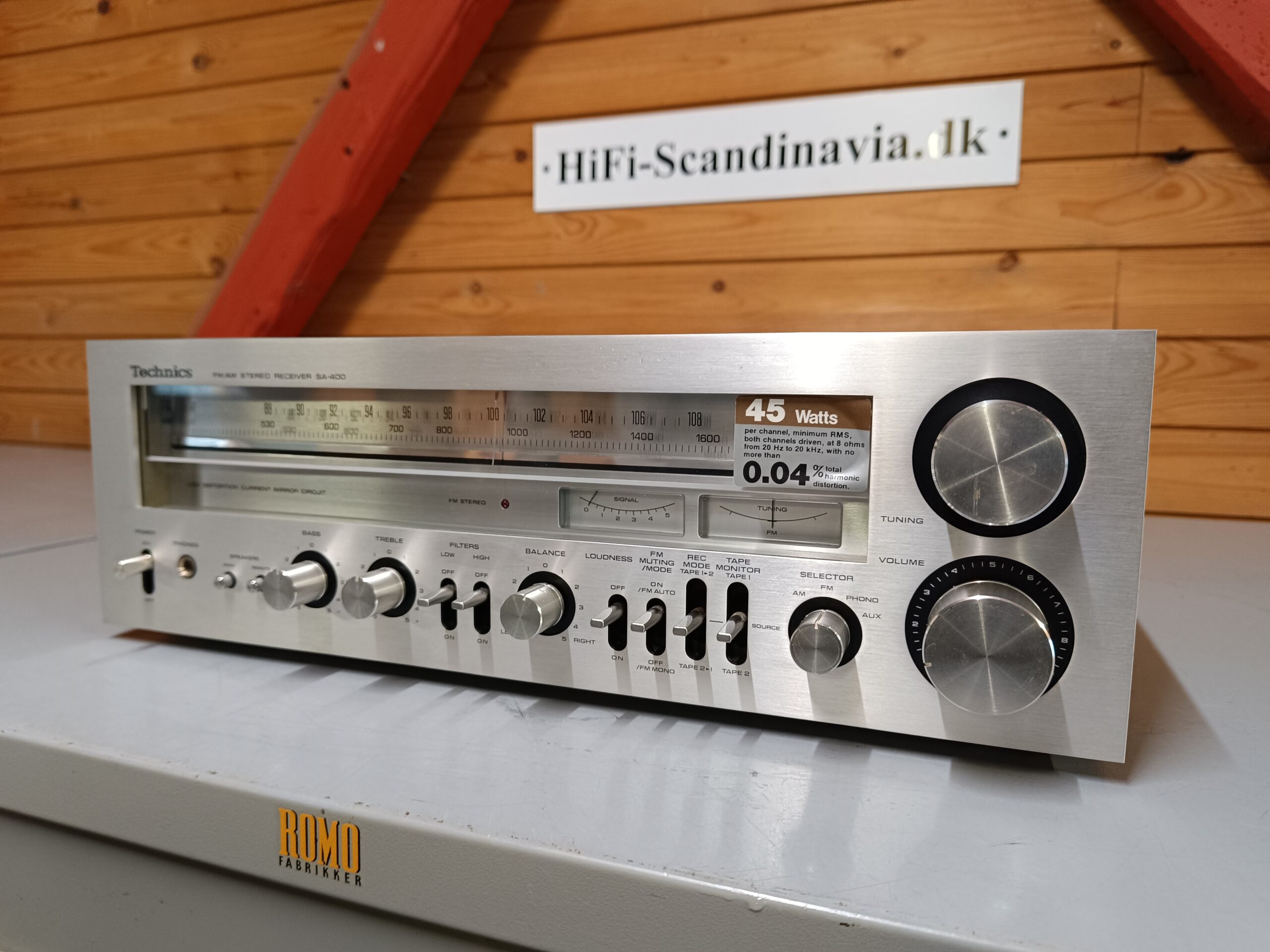 Technics SA-400 - "MINT" vintage receiver - NYSERVICERET! - Billede 5