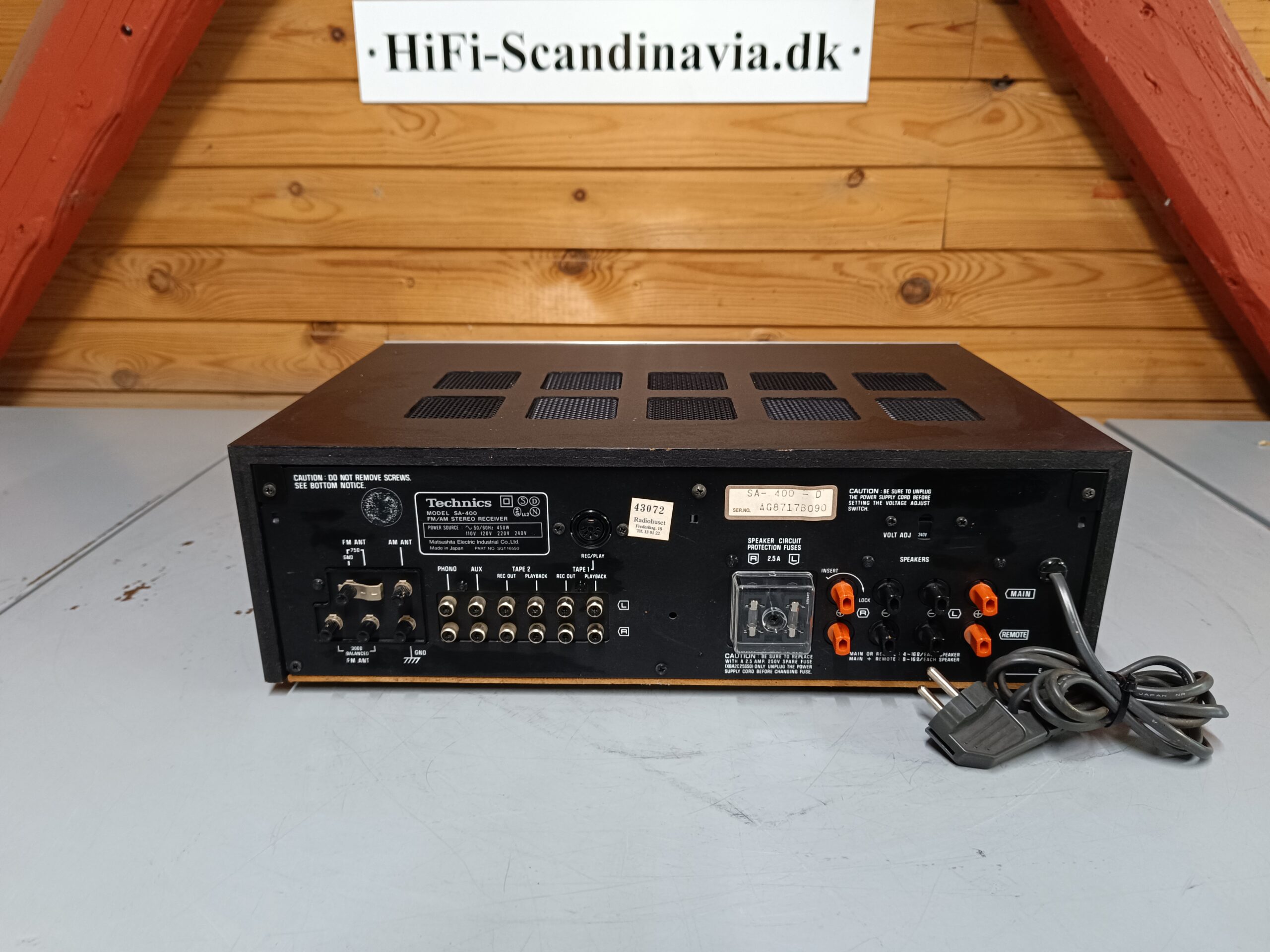 Technics SA-400 - "MINT" vintage receiver - NYSERVICERET! - Billede 7