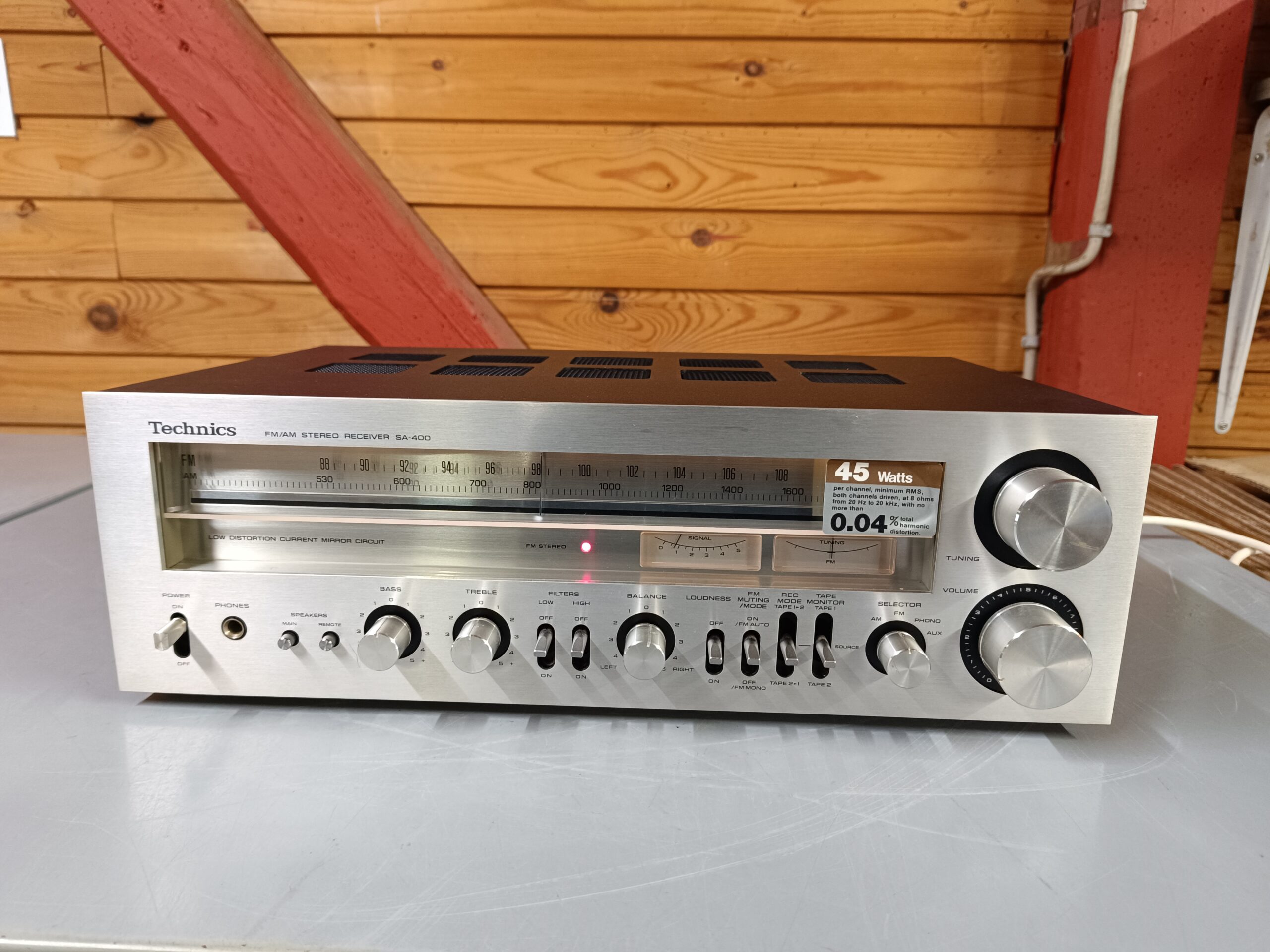 Technics SA-400 - "MINT" vintage receiver - NYSERVICERET! - Billede 10