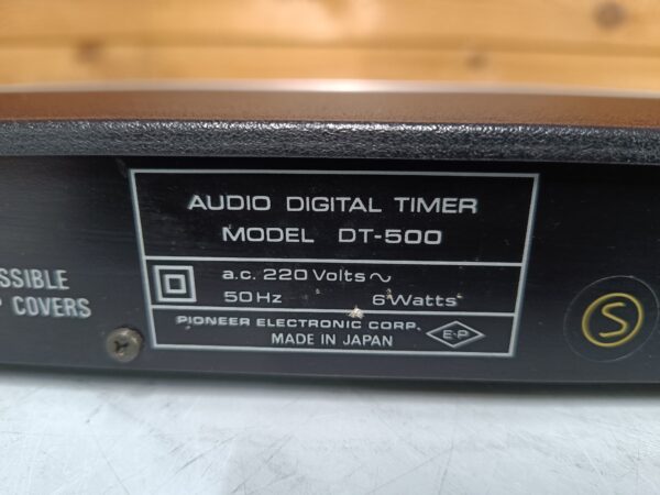 Pioneer DT-500 - Vintage Audio Digital Timer - Billede 9