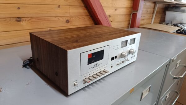 Akai CS-705D – "MINT" vintage kassettebåndoptager – NYSERVICERET! - Image 3