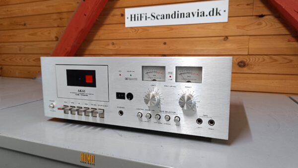 Akai CS-705D – "MINT" vintage kassettebåndoptager – NYSERVICERET! - Image 4