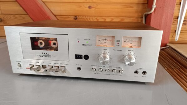 Akai CS-705D – "MINT" vintage kassettebåndoptager – NYSERVICERET! - Image 9