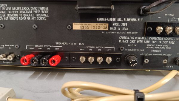 Harman Kardon 330B - Vintage receiver - meget vellydende - NYSERVICERET! - Image 9
