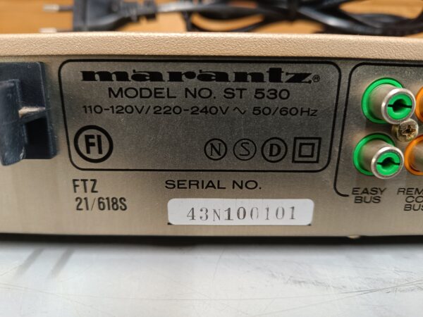 Marantz ST 530 - Vintage FM Stereo Tuner - Topmodel årgang 1984 - Image 9