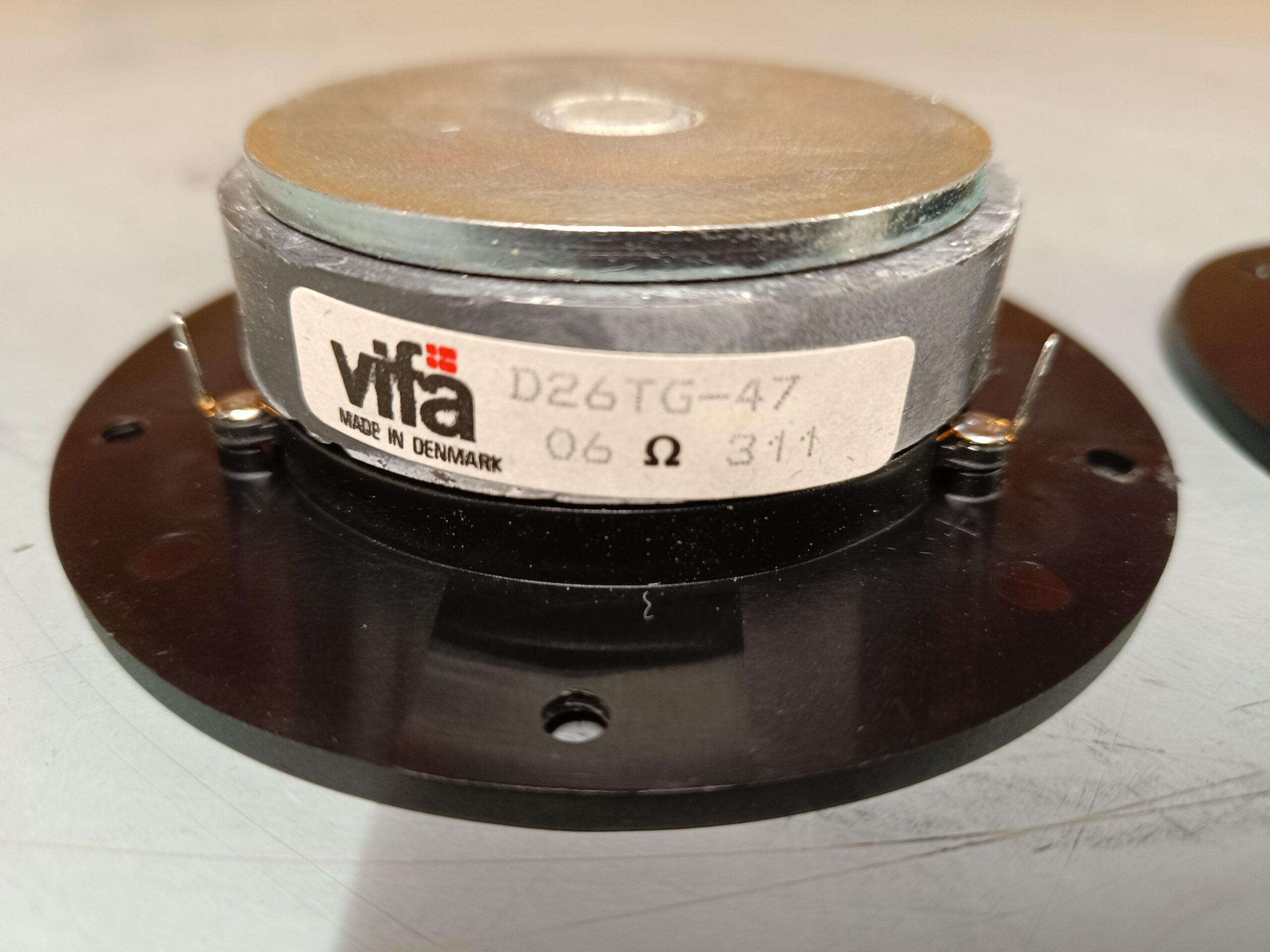 Original Tweeter - DALI/VIFA D26TG-47 - From Dali 107 vintage speakers - Billede 7