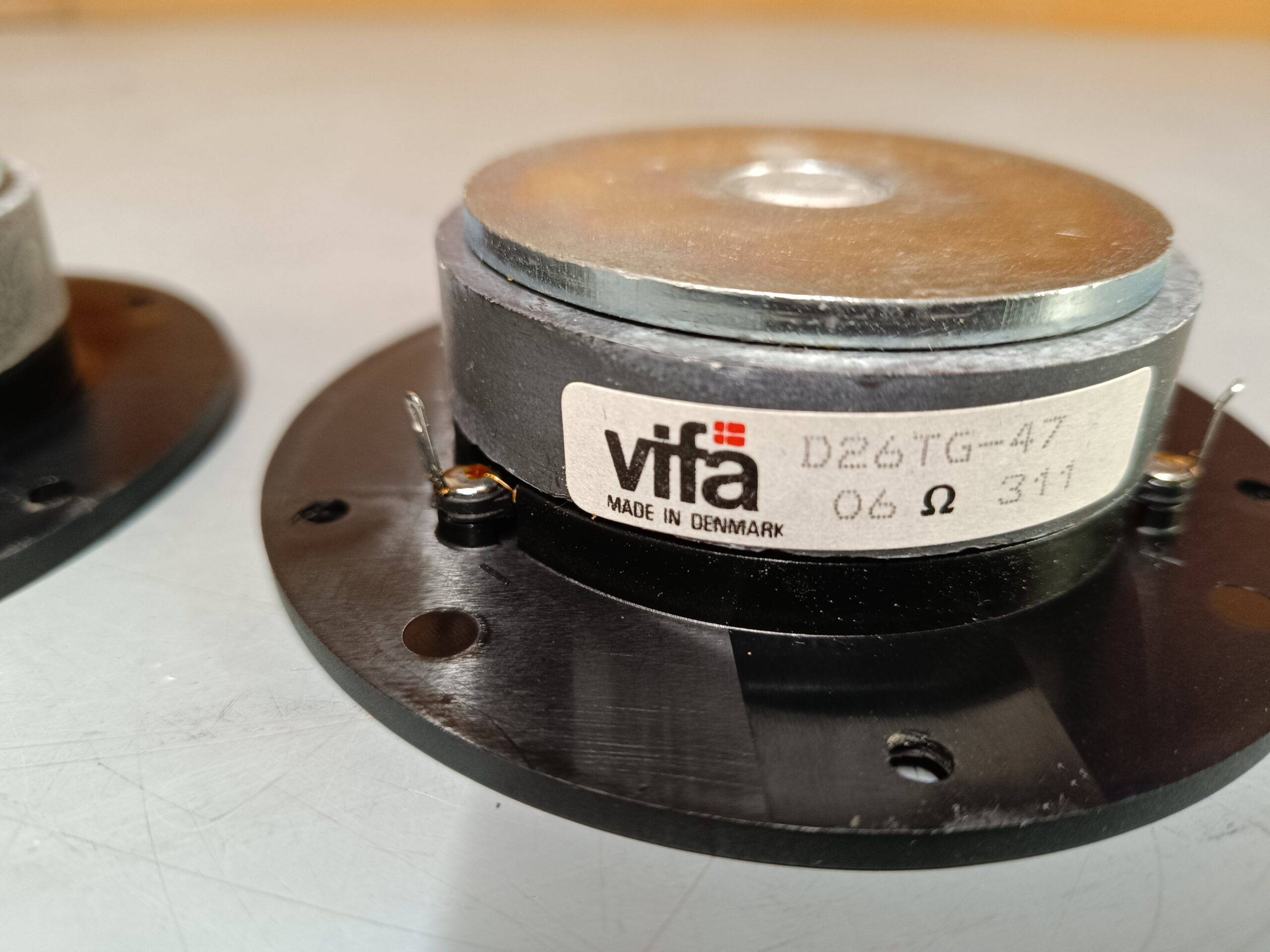 Original Tweeter - DALI/VIFA D26TG-47 - From Dali 107 vintage speakers - Billede 8