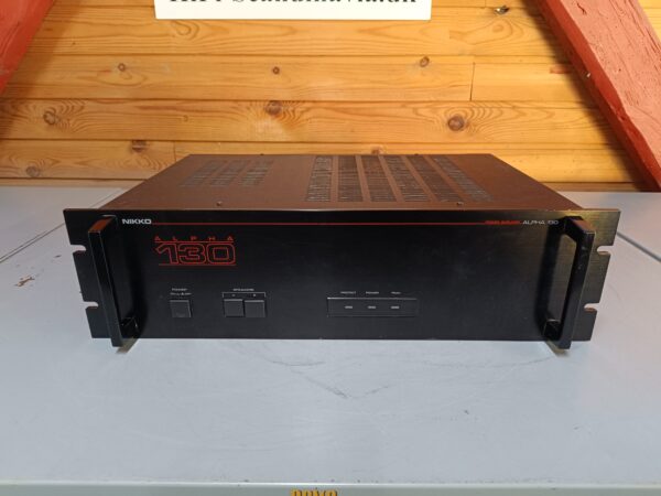 Nikko Alpha 130 - Kraftfuld vintage effektforstærker - NYSERVICERET! - Image 2