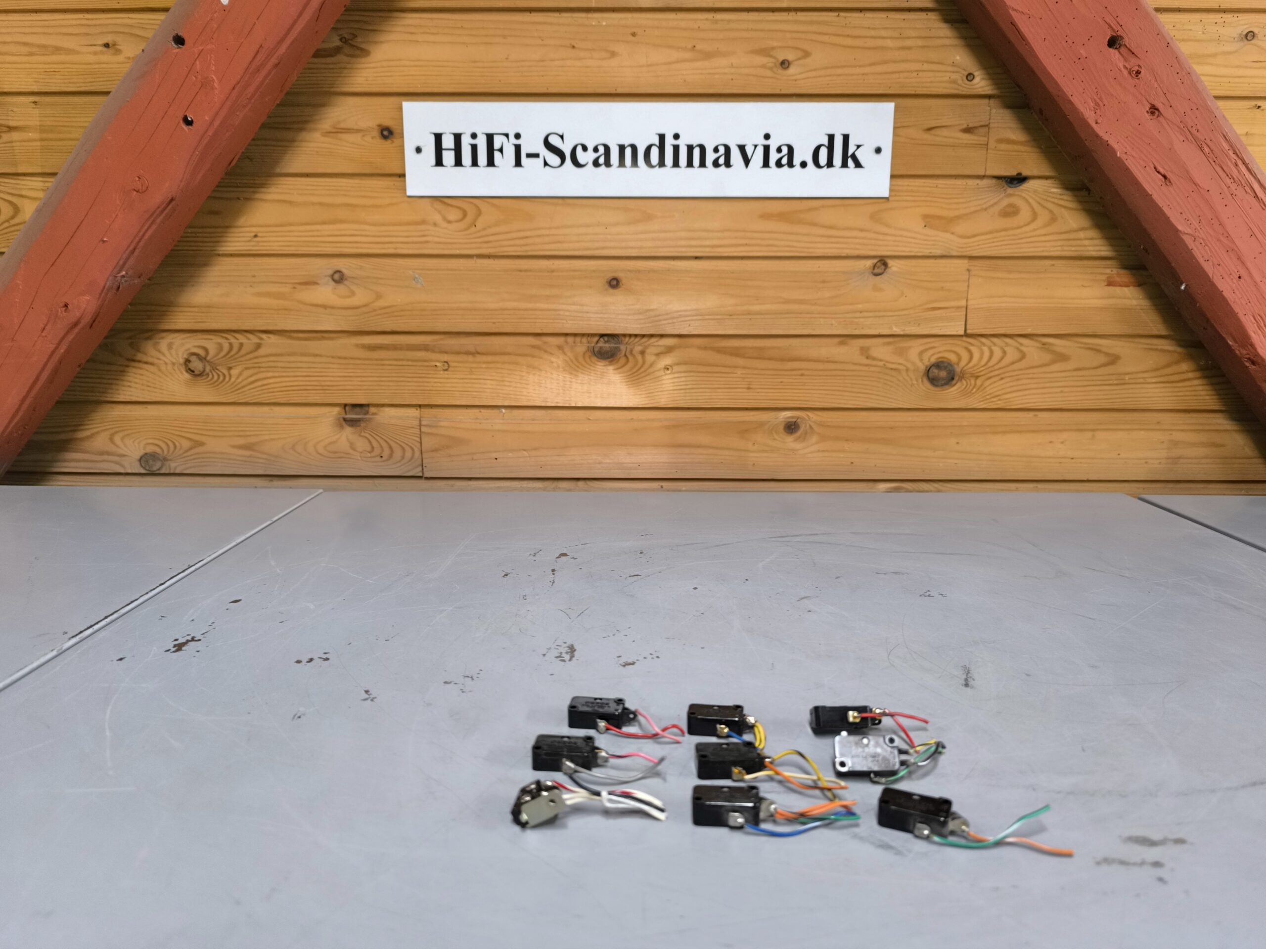 Original Akai GX-260D - Micro Switches - Complete set of nine  			