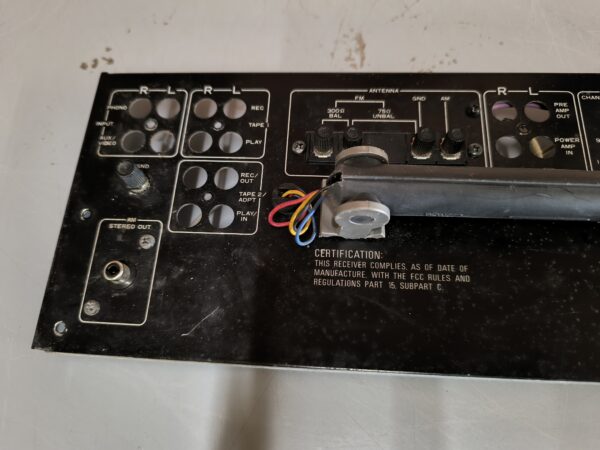 Original Pioneer SX-8 -  Back Panel - Tested OK - Image 3