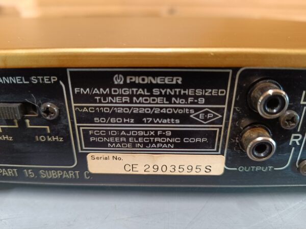 Pioneer F-9 - Topmodel vintage tuner - Image 8