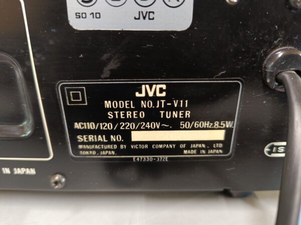 JVC JT-V11 AM/FM Stereo Tuner - Vintage tuner i meget flot stand - Image 8