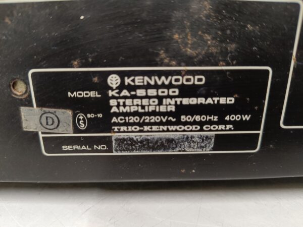 Kenwood KA-5500 - Integreret vintage forstærker - Til reservedele - SOLGT! - Image 8