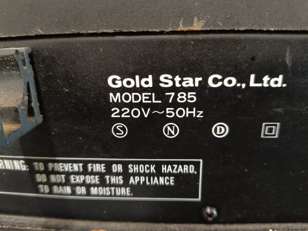 Gold Star Stereo Cassette Receiver 785 - Til istandsættelse - Image 8