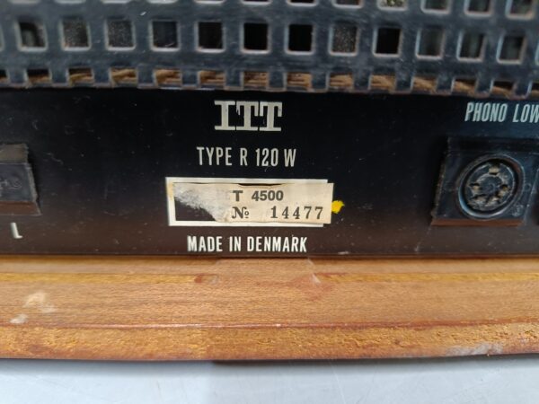 ITT Stereo 4500 vintage receiver - Til istandsættelse - SOLGT! - Image 8