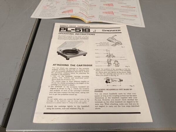 Pioneer PL-518 - flot original stand - 1 ejers - Image 9
