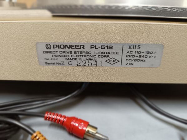 Pioneer PL-518 - flot original stand - 1 ejers - Image 11