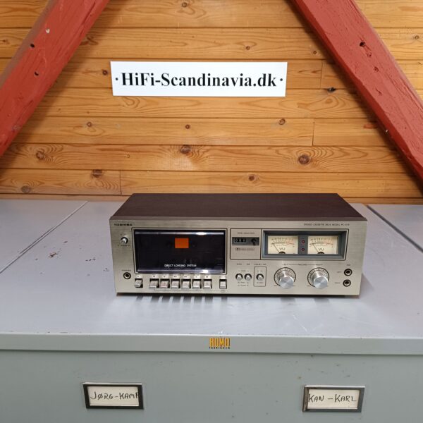 Toshiba PC-X10 – Velholdt vintage kassettebåndoptager – NYSERVICERET! - SOLGT!