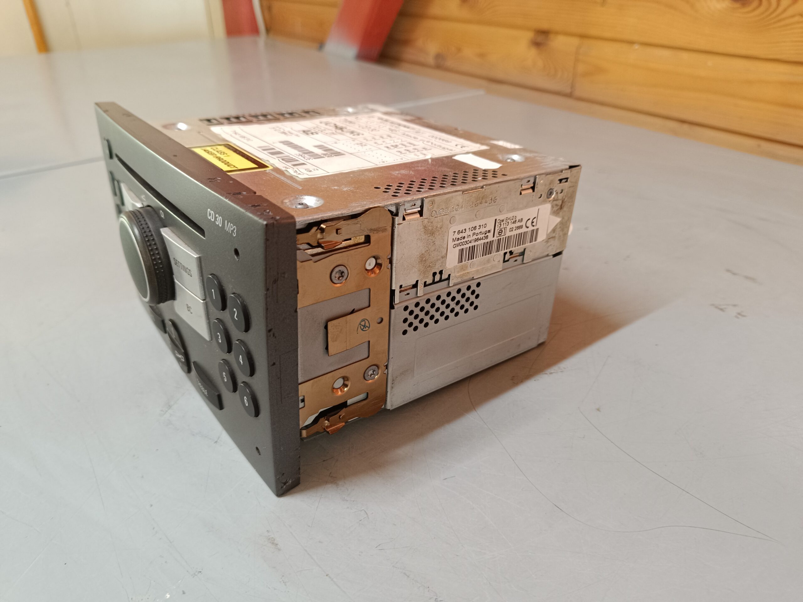 Blaupunkt CD 30 MP3 Autoradio med CD - Opel #453116246 - Billede 3