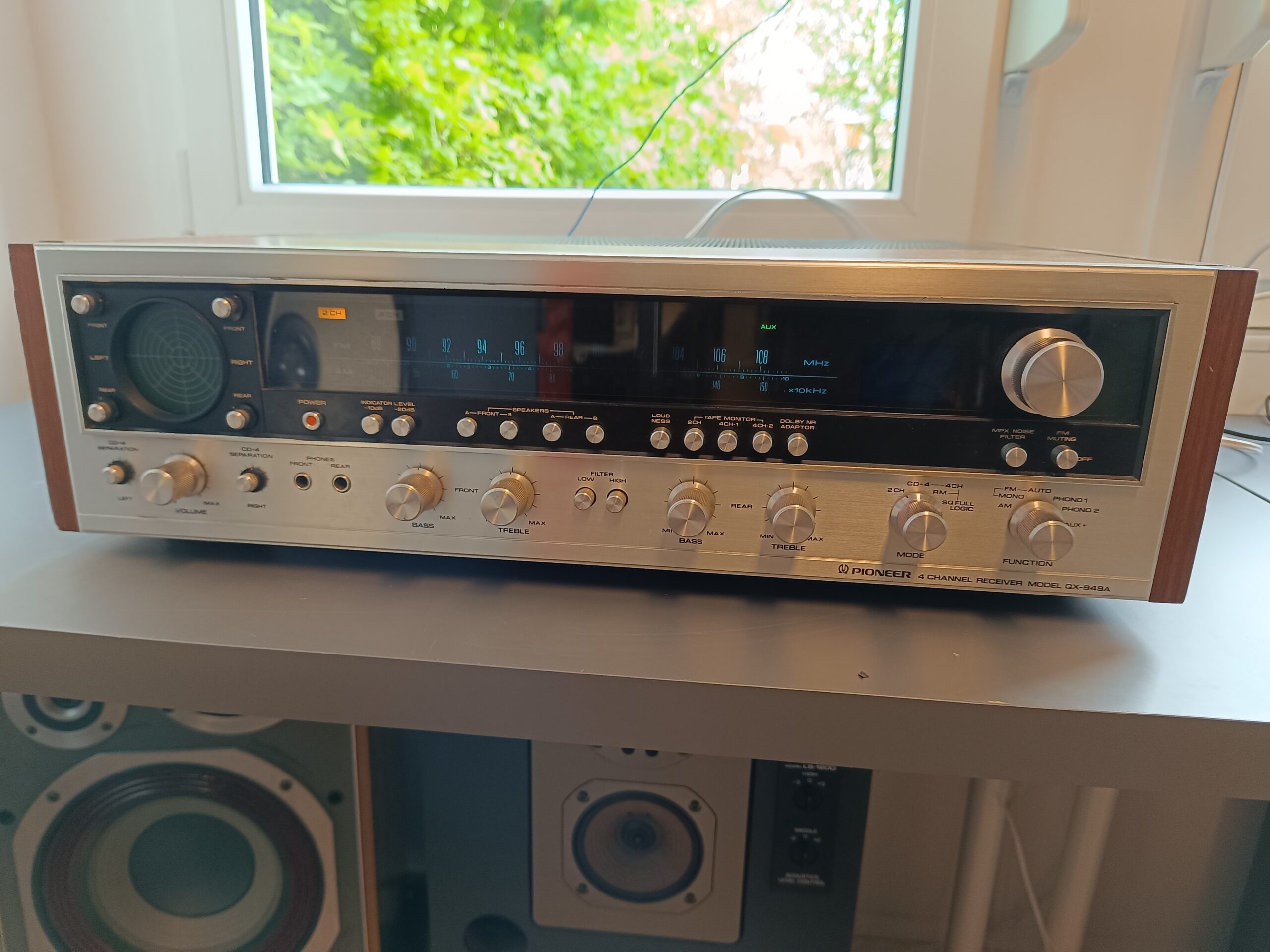 Original Pioneer QX-949A – Complete set of knobs and buttons - Billede 6