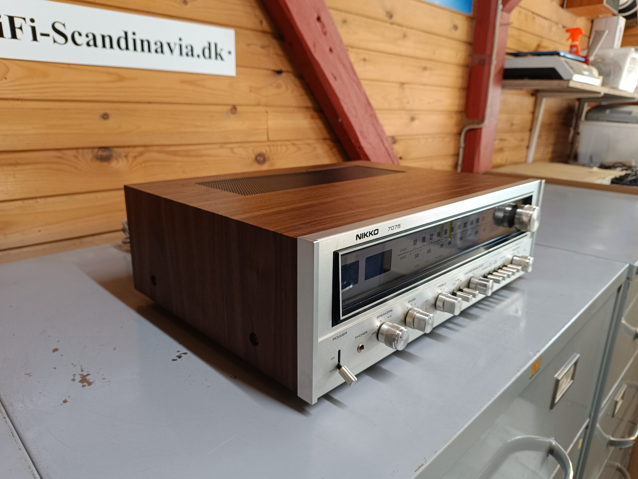 Nikko 7075 - Meget flot & velspillende vintage receiver - NYSERVICERET! - Billede 5