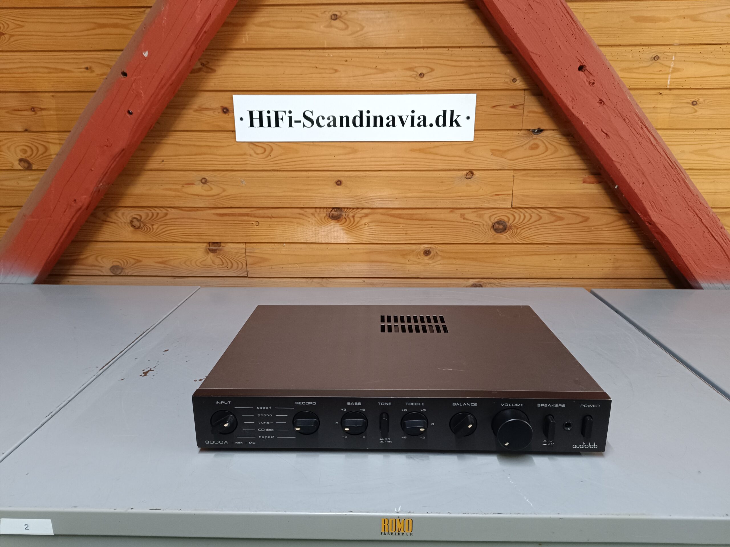 Audiolab 8000A - Legendarisk & yderst velspillende vintage forstærker