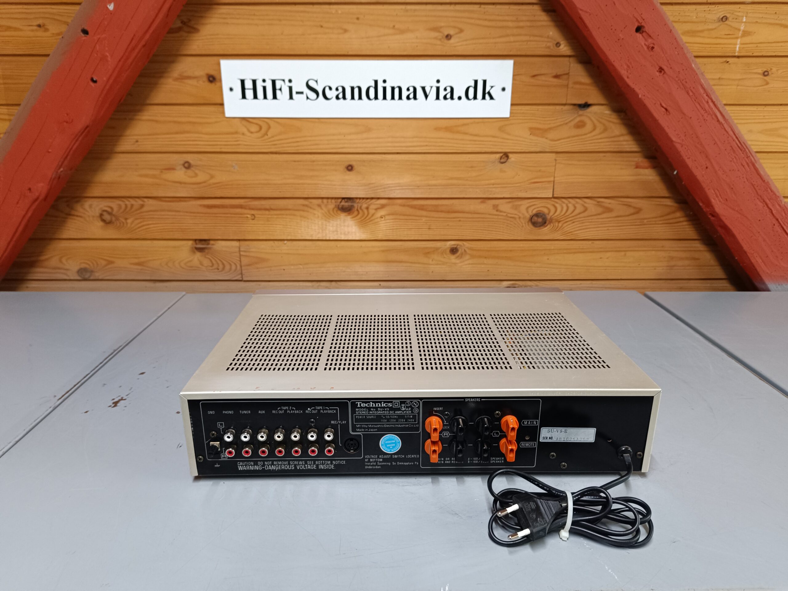 Technics SU-V5 - Rigtig velspillende vintage forstærker - Billede 6