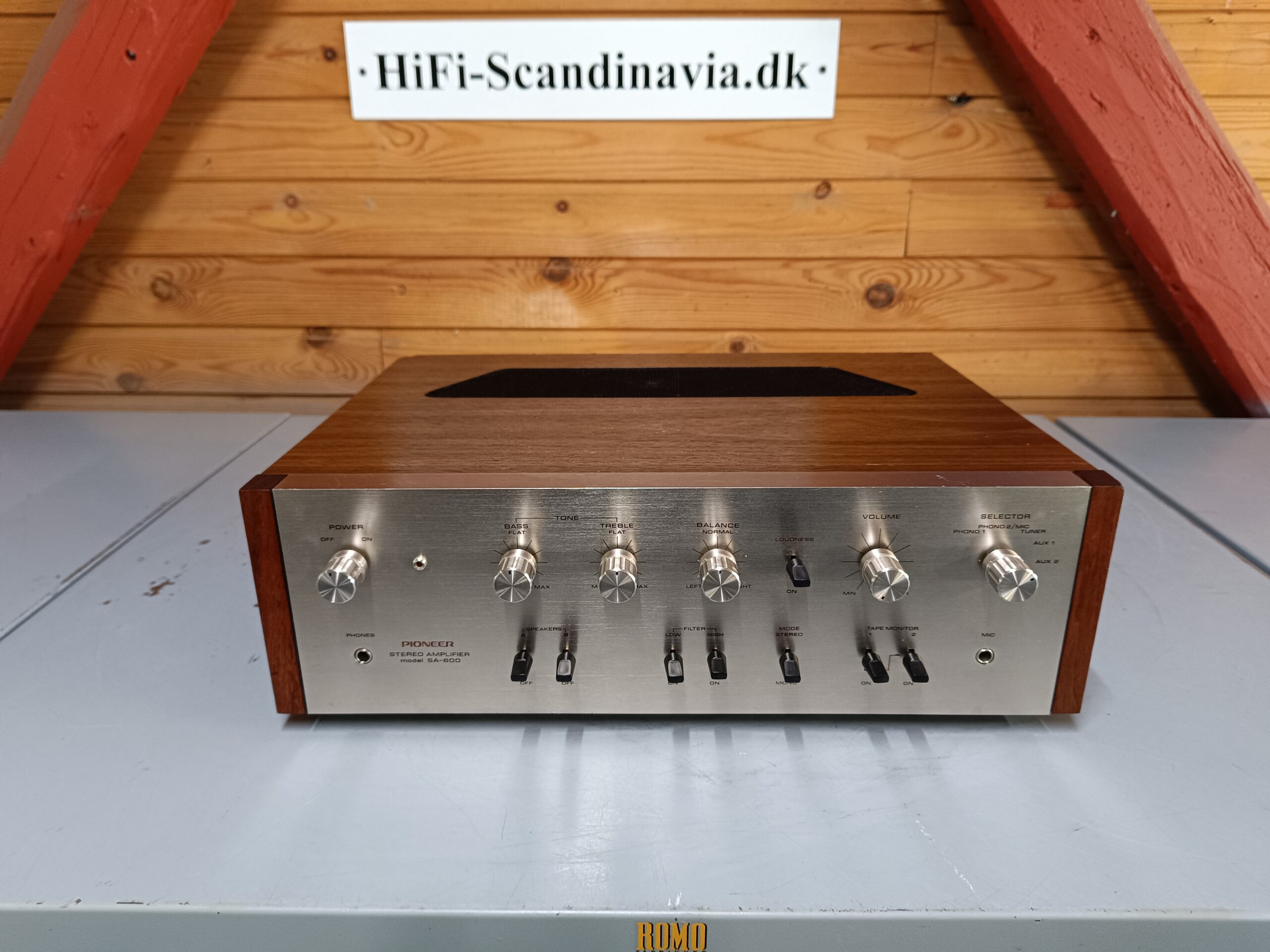 Pioneer SA-600 - Varm og velspillende integreret vintage forstærker - Billede 3