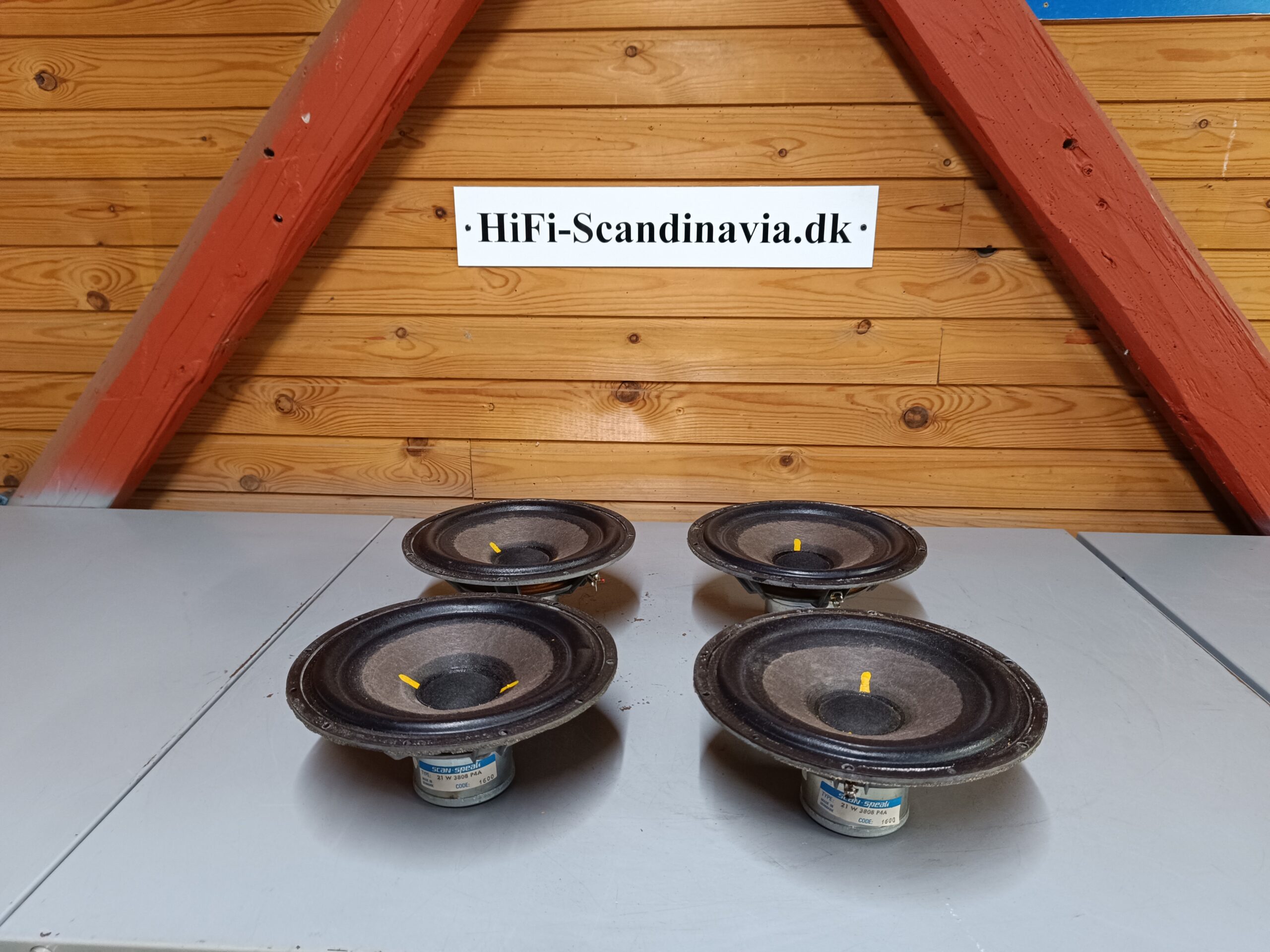 Scan Speak 21 W 3808 P4A Vintage 8" Woofer - Good and working condition