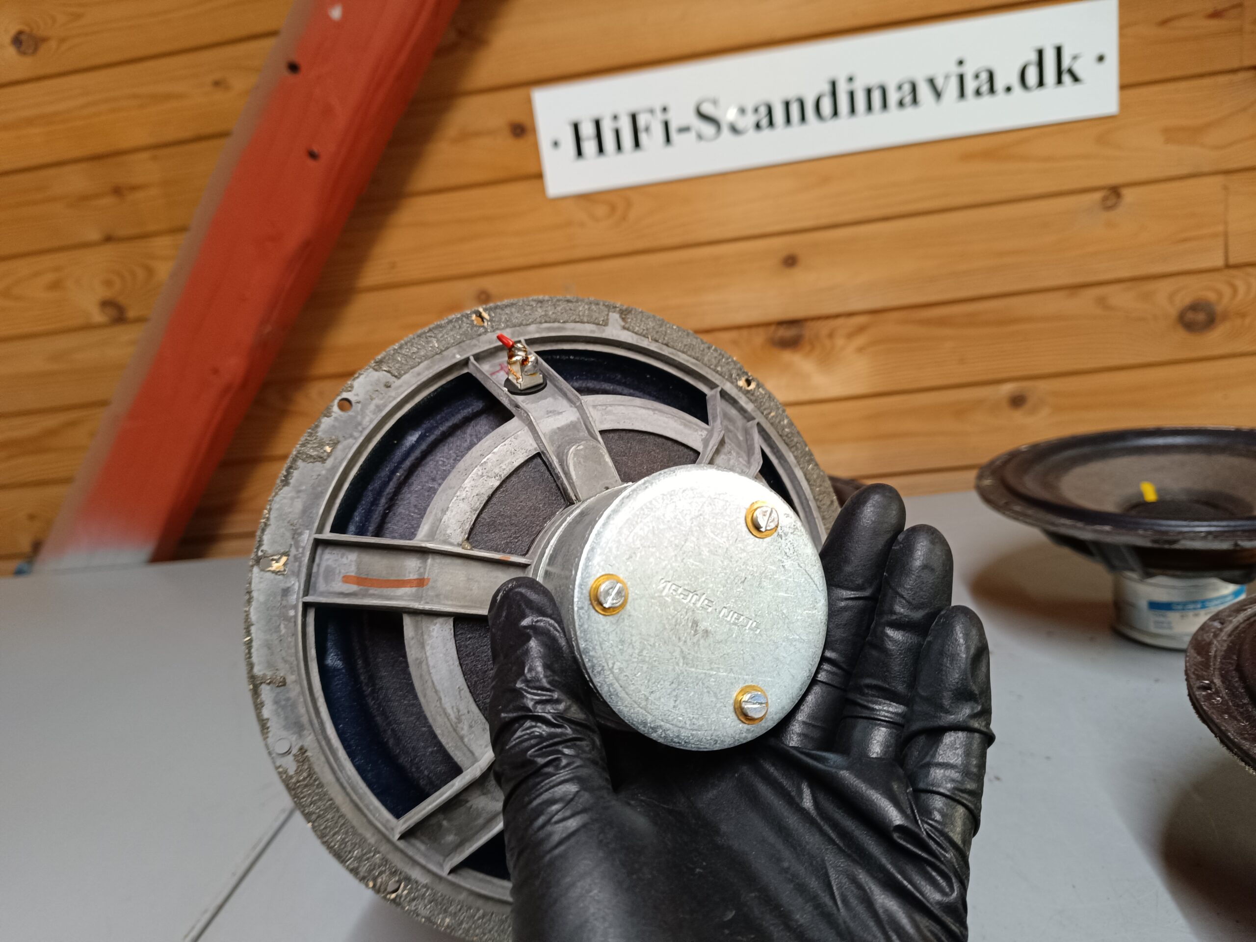 Scan Speak 21 W 3808 P4A Vintage 8" Woofer - Good and working condition - Billede 7