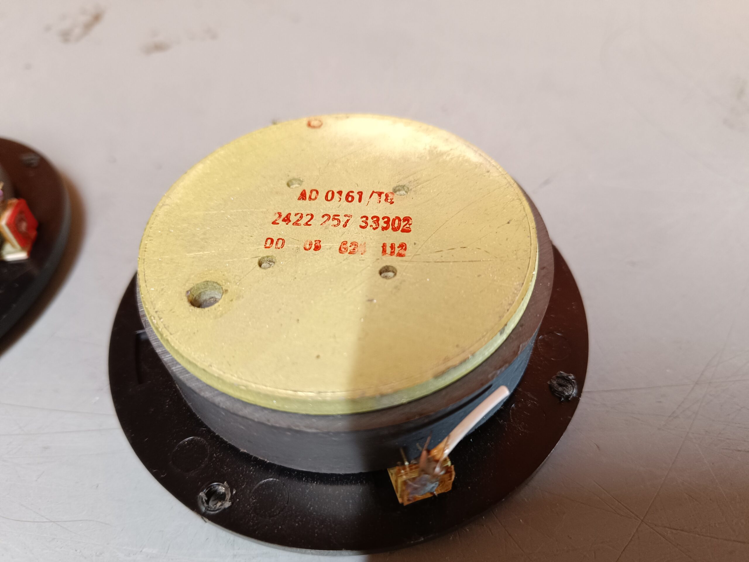 B&O Beovox S45 MKI – Type 6302 - Original Tweeter - Philips AD 0161/T8 - High Quality - Billede 8